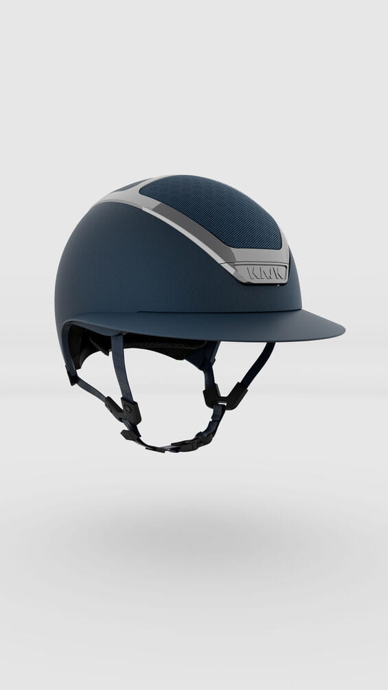 KASK Star Lady Chrome Navy Silver - Cavalo